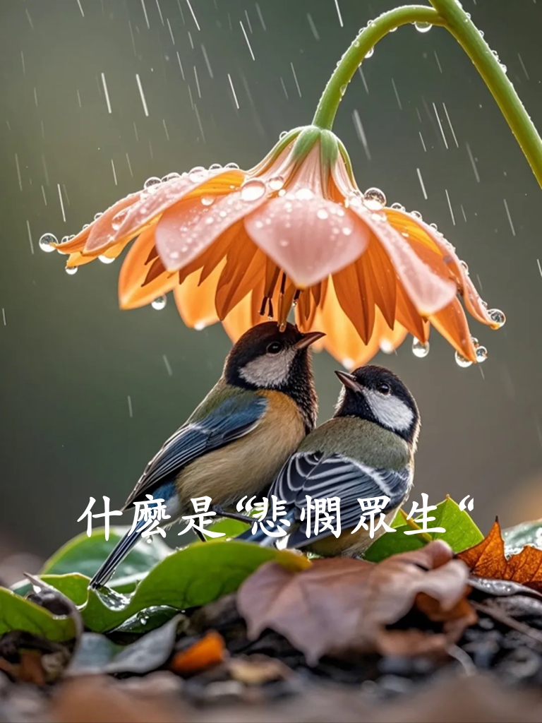 什麽是“悲憫眾生"