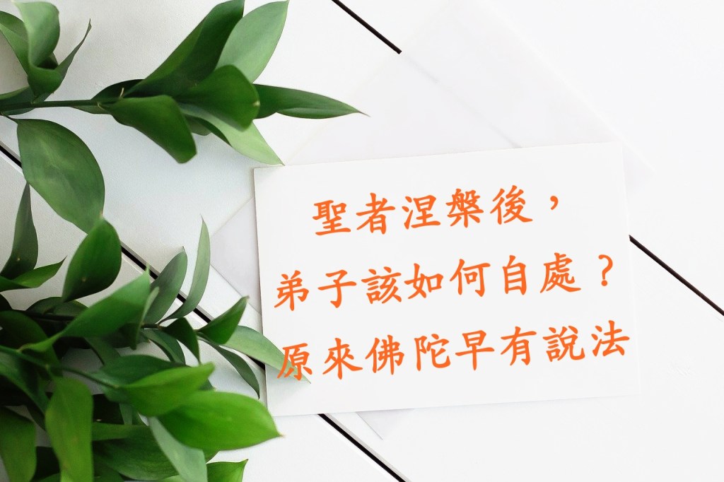 聖者涅槃後，弟子該如何自處？原來佛陀早有說法